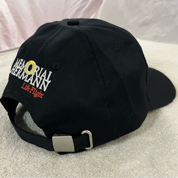 Port Authority's Memorial Hermann Life Flight Adjustable Black Ball Cap - Picture 11 of 15